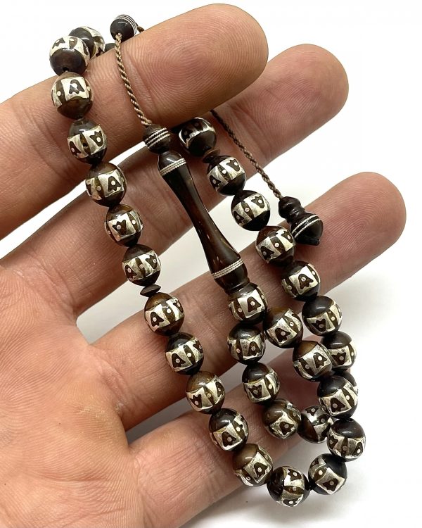 Gümüş İşlemeli Özel tasarım Kuka tesbih