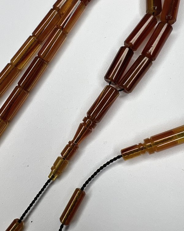 Eski osmanlı tesbih tanelerin yapılma simli katalin